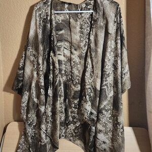 Bohemian Floral Kimono Cardigan